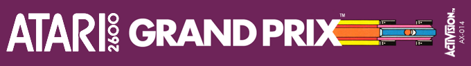 Grand Prix logo for Atari 2600